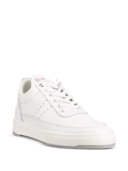 Sneakerși Filling Pieces din piele alb