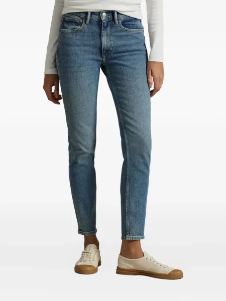Tricou polo Polo Ralph Lauren cu imagine cu dungi din țesătură twill albastru