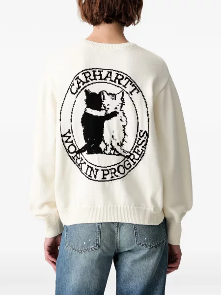Pulover Carhartt Wip tricotate cu autograf