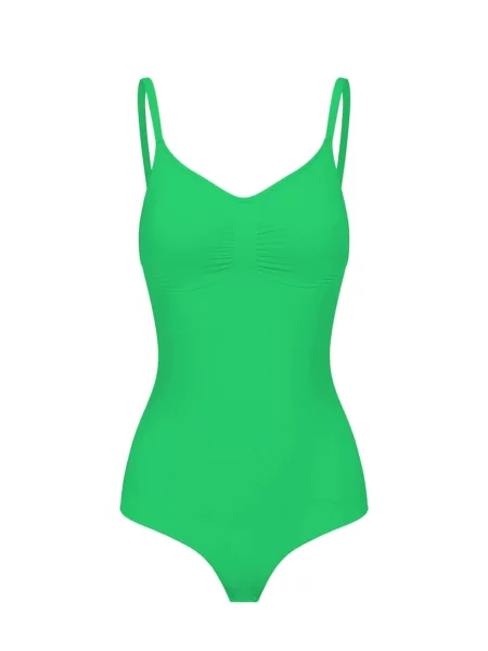 Cfab Alakformáló body Sculpting Shapewear mit String neonzöld