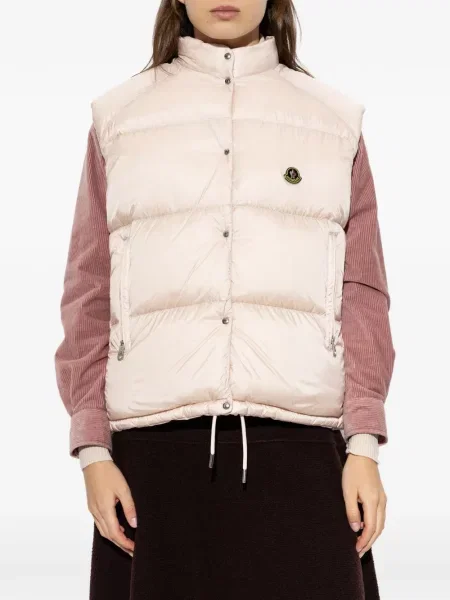 Обратим пухен елец Moncler Tibb розово