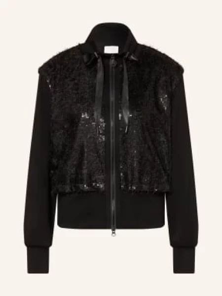 Sportalm Bluza Z Cekinami schwarz czarna