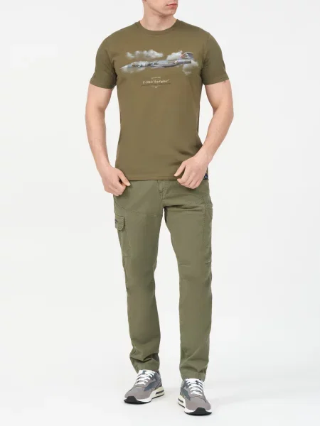 Футболка Aeronautica Militare хакі