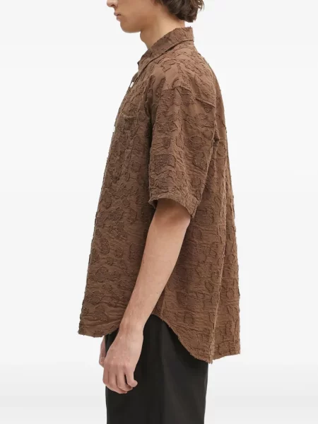 Cămașă Norse Projects scurtă maro