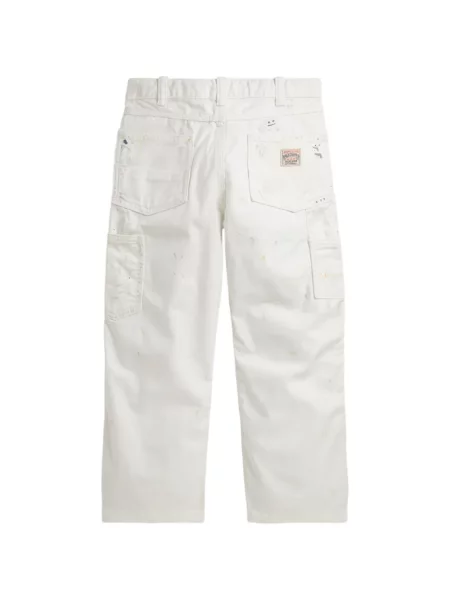 Spodnie dziecięce Polo Ralph Lauren białe