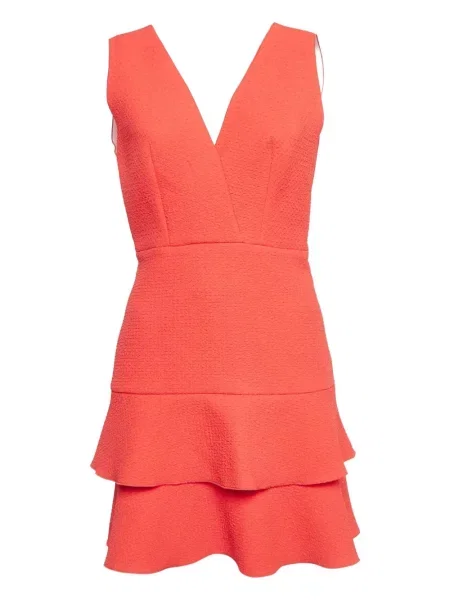 Жакардова костюм рокля Sandro оранжево