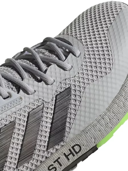 Top Adidas alergare cu decolteu în V alb