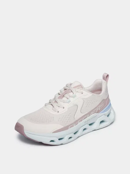 Кожаные повседневные кроссовки Skechers розовые