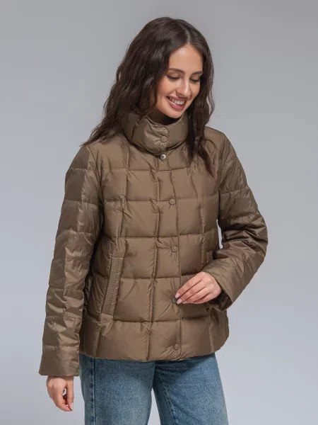 Демісезонна куртка VIVA WEAR коричневий