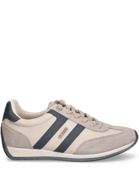 Sneakerși Guess cu șireturi din dantelă roz