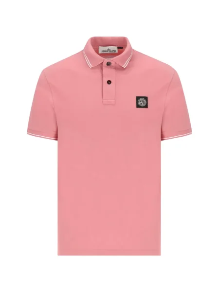 Polo Stone Island cu strasuri roz