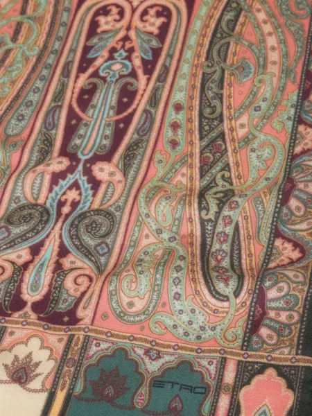 Raštuotas šalikas Etro su paisley raštu