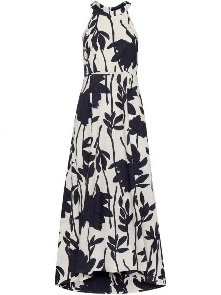 Rochie Brunello Cucinelli fără mâneci cu model floral cu imagine