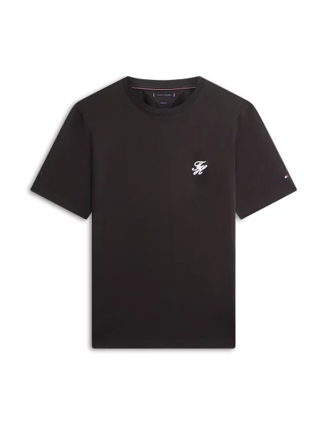 TOMMY HILFIGER Tričko černá bílá
