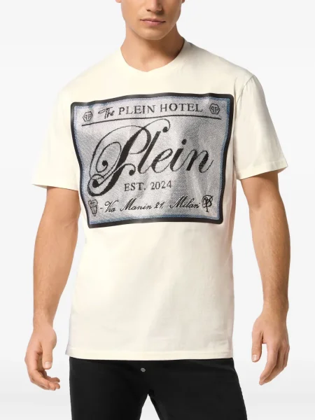 Tricou Philipp Plein alb