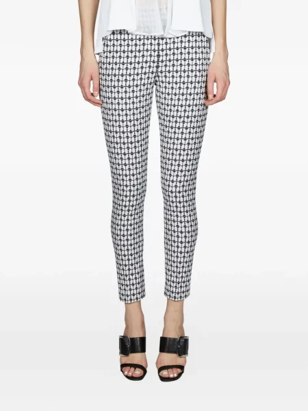 Pantaloni Dondup alb