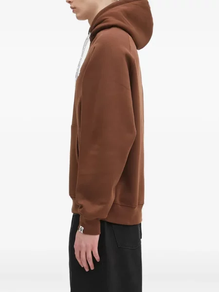 Hanorac cu glugă Aape By A Bathing Ape cu broderie maro