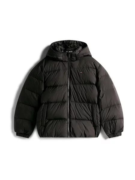 Tommy Hilfiger geacă de puf pentru copii negru