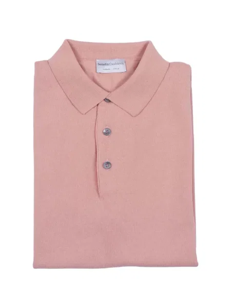 Kasmír pólóing Settefili Cashmere rózsaszín