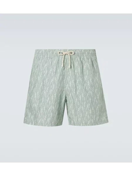 Plavalne hlačke Canali s potiskom zelena