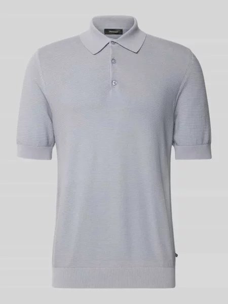 Koszulka polo o kroju slim fit z mieszanki bawełny w imitacji dzianiny Matinique