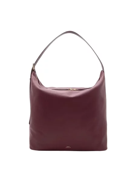 Maksi torebka A.p.c. brązowa