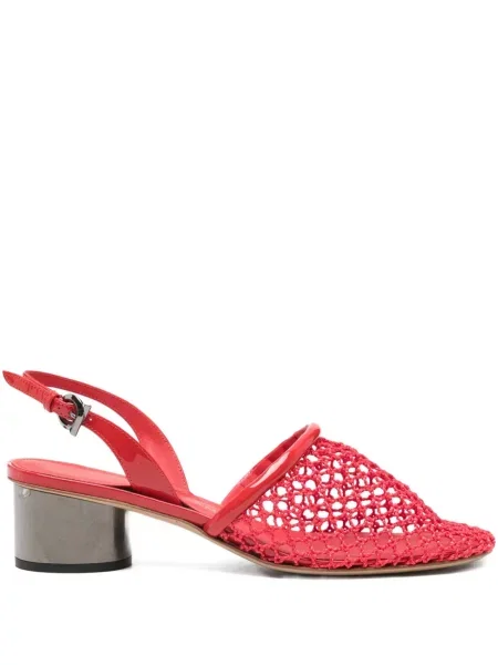 Pantofi cu toc Ferragamo roșu