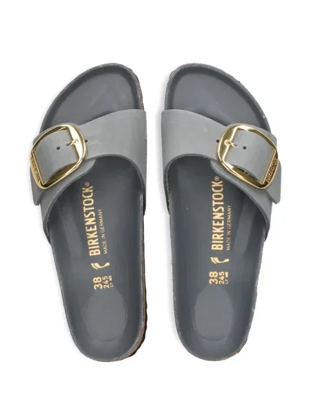 Sandale Birkenstock cu cataramă gri