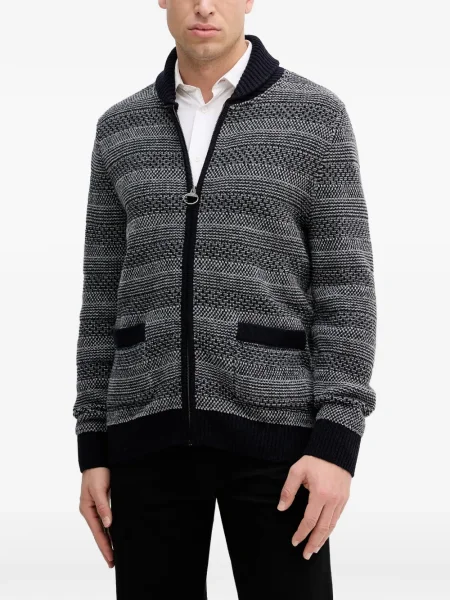 Cardigan Barbour tricotate albastru