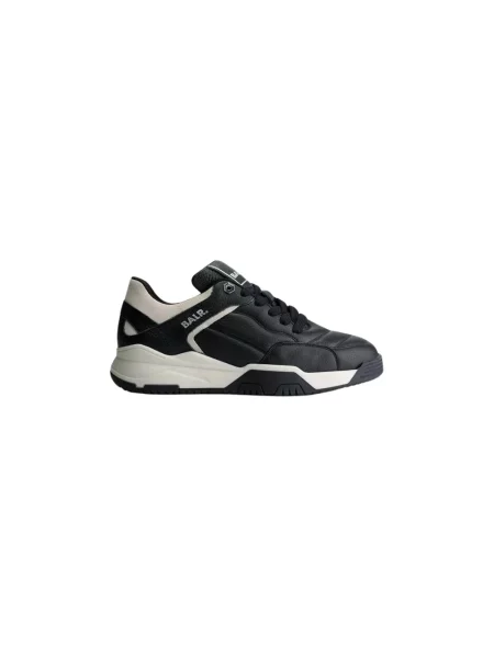 Sneakersy Balr. skórzane chunky piłkarskie czarne