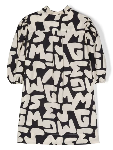 Dětské šaty Msgm černé