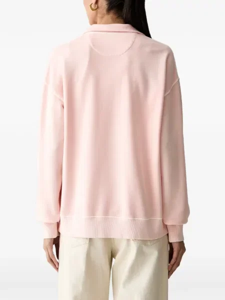 Pulover Gant cu broderie roz