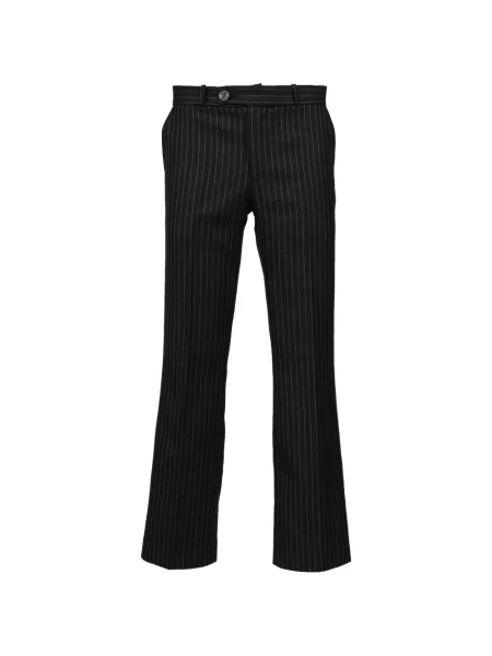 Pantaloni Ernest W. Baker de lână evazate negru