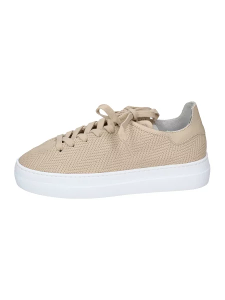 Sneakersy Stokton skórzane beżowe