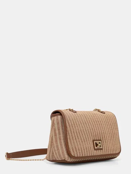 Valentino Bags crossbody torbica pletena SELENE bež