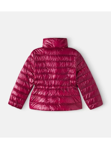Pūkinė striukė Moncler Enfant raudona