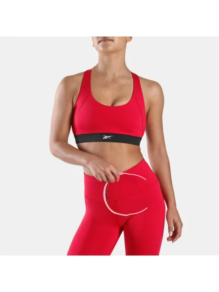 Reebok ID Train Racer Biustonosz Sportowyunisex VECTOR RED Size: XS czerwony