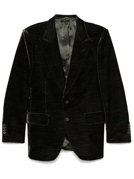 Sacou Tom Ford de catifea verde