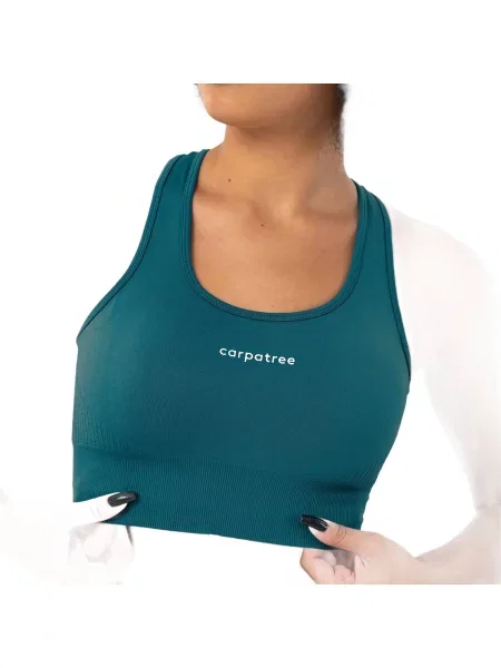 Biustonosz treningowy Carpatree Blaze Seamless niebieski