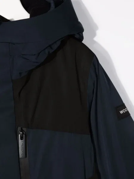 Kurtka dziecięca Woolrich niebieska