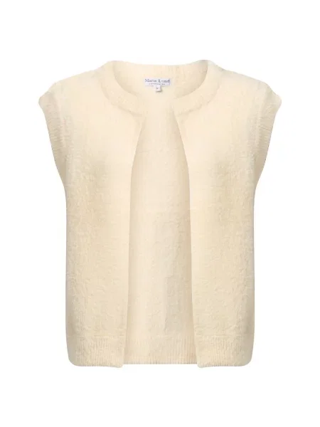 Marie Lund kamizelka ze sztucznego futra Kobiety Sztuczne włókno jednolity S biały