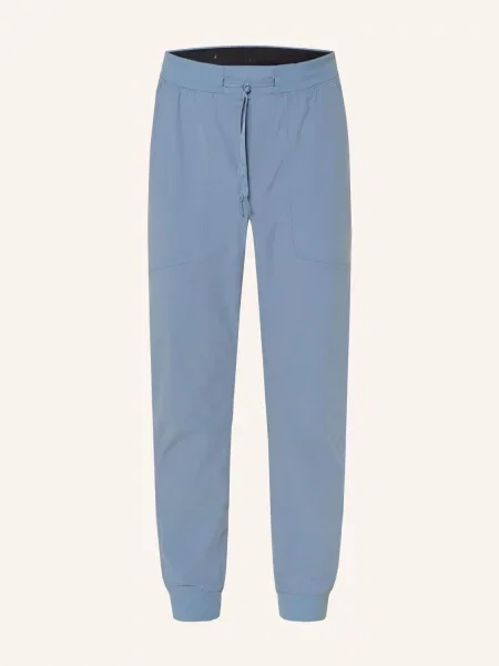 Lululemon Tréninkové Kalhoty Soft Jersey Classic Fit Regular tmavě modrá