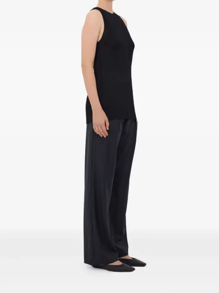 Top Loulou De Saison tricotate negru