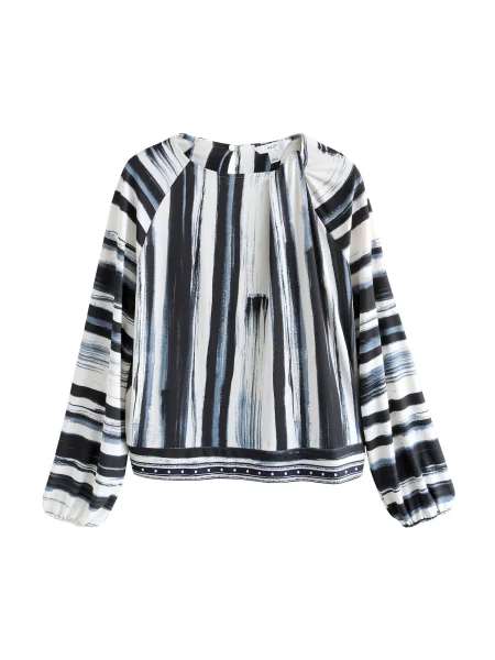 Next Bluză albastru noapte / opal / murdar alb