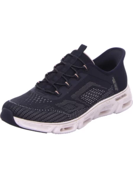 Sneakersy Skechers niebieskie