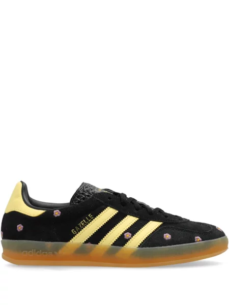 Hímzett virágos sneaker Adidas Gazelle fehér