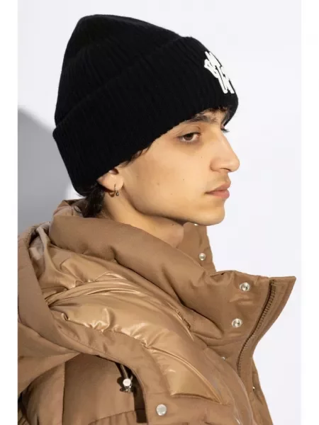 Căciulă Moncler cu autograf negru