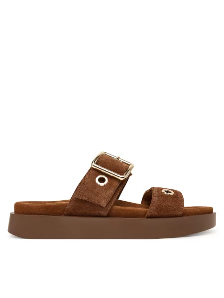 Natikači Inuikii Tilda Buckle Temno rjava