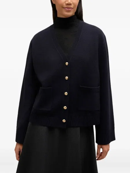 Cardigan Ganni albastru