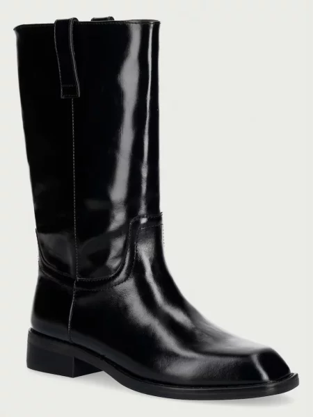 Steve Madden cizme pentru femei din piele Primo negru